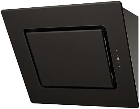 MILLAR KH600V-AG 60cm Black Angled/Slanted Kitchen Extractor Hood + Ducting Kit