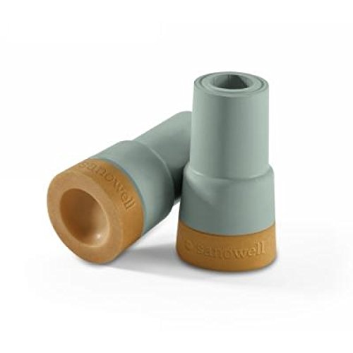 Preisvergleich Produktbild Hofmann rutschhemmender Haftpuffer für Gehhilfen 16 mm Gummi Kapseln 89316