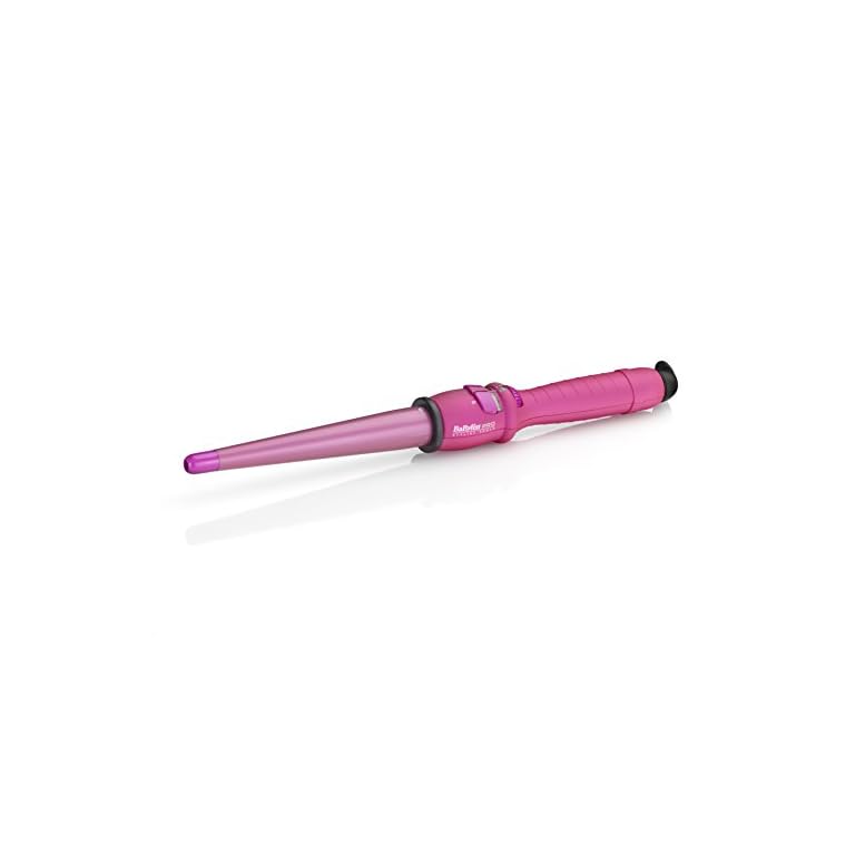 Babyliss-Pro-Rebel-Porcelain-Tapering-Barrel-Conical-Wand-Pink-25mm Babyliss Pro Rebel Porcelain Tapering Barrel Conical Wand Pink 25mm