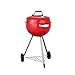Produktbild LifeX Persönlichkeit BBQ Holzkohlekessel Grill Mit Laufrädern Outdoor Raucher Wärme Tragbarer Hinterhof Kochen Camping Steak Hinterhof Pit Master Und Tailgating (Color : Red)
