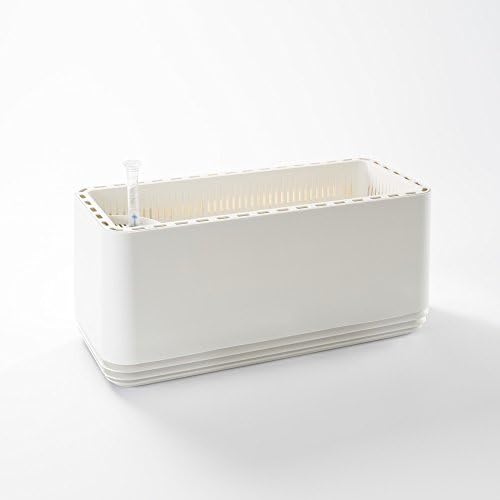 AIRY Box - Innovative Plant Pot as a Highly Effective air Purifier - Natural air Purification with houseplants Without Electricity and Chemicals (Snow White)