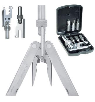 Preisvergleich Produktbild Leatherman Tool-Adapter, mit 6 Bits und Kunststoffbox