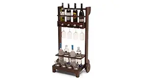 Induscraft Sheesham Wood Nano Bar Trolley