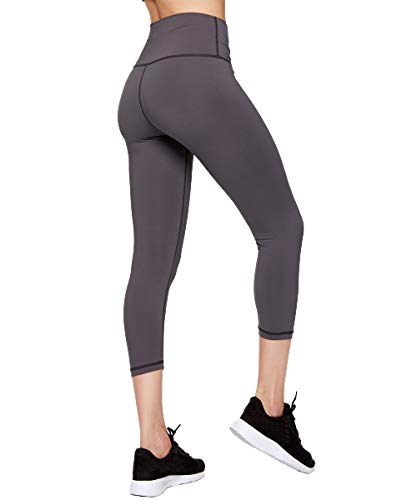 light & leaf Women's Capri Yoga Pants High Waist Tights Fitness Sports Leggings