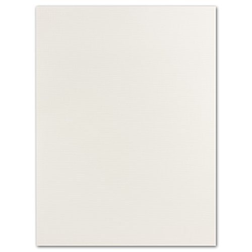 Leinenstruktur Karton | 20 Stück | DIN A4 - 297 x 210 mm | in Weiß | 240 g/m² | Ideale Bastelkarten für Weihnachten, Einladungen und Deckblätter | GUSTAV NEUSER