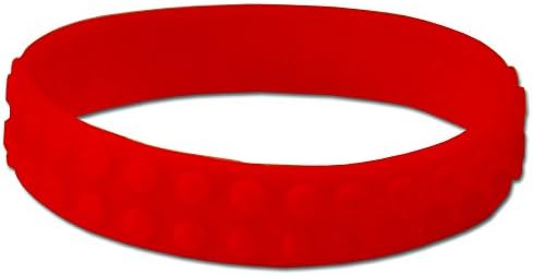 Red Stud Silicone Wristband