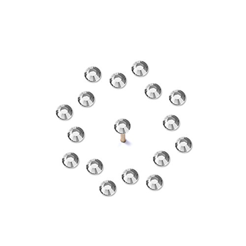 Strass Pins / Deko - Strass für Kerzen "Kristall" (2,8 x 11 mm / 10 Stück)