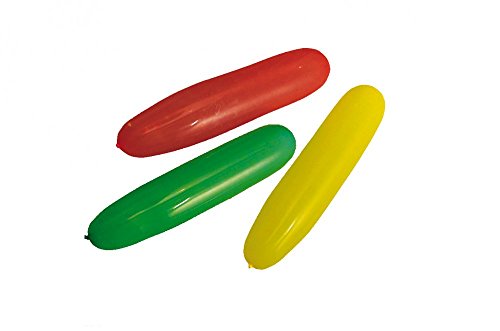 Luftballon "Zeppelin" - bunt gemischt - Länge: 30 cm - 20 Stück/Paket