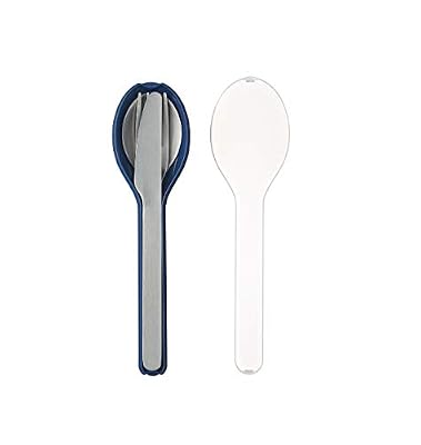 Rosti Mepal 105760092400 Set de Couverts 3 Pièces, Acier Inoxydable, Nordic Vert, 19,5 x 5,1 x 2,3 cm