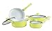Produktbild First Cuisine 7-teiliges Aluminium Topf Set, Induktionsgeeignet, Farbe Gelb