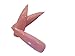 50 x Top Quality False long length Full Coverage Extreme Stiletto Point Tip French false nails, 10 different sizes (5 of each size) & small glue by Fat-Catz-copy-catz (50x Pointed Baby Pink Nails)