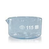 abdampfschale Kristallisierschale 500 ml aus Borosilikatglas 3.3 mit Ausguss DIN 12338 (1 Stk.)