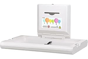 KEMMLIT Barca Wickeltisch- klappbar als Wandwickeltisch/Wickelregal, TÜV,Kunststoff