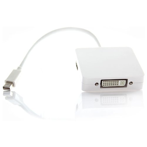 Laptone Mini Display Port, Mini DP auf HDMI-DVI-DP, Wechseladapter für Apple MacBook Pro - 2