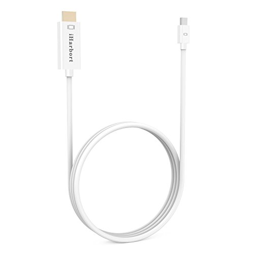 iHarbort Mini DisplayPort auf HDMI, 3 Meter vergoldet Mini DisplayPort (Thunderbolt Port kompatibel) Mini DP zu HDMI HDTV-Kabel