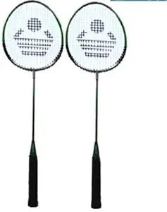 Cosco Cb-88 Aluminum Badminton Racket ( Multicolour) - Pack of 2
