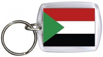 Preisvergleich Produktbild Schlüsselanhänger - SUDAN - Gr. ca. 4x5cm - 81159 - Keyholder WM Länder