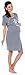 Zeta Ville Maternity - Women's Nursing Nightdress Robe Set Labour Hospital 126c (Graphite, UK 14)