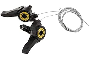 GIVBRO 1 paire de manettes de dérailleurs de VTT 5/6/7 vitesses avec câble intérieur