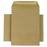 sobres c5 forrados Tamaño: (C5) 229 x 162 mm. Q-Connect KF3442 - Sobres Kraft autoadhesivos (C5, 115 g/m², 250 unidades), color marrón