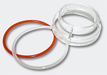 Ersatzteil für SunSun Bio-Druckteichfilter CPF-180/250 Dichtung / 3Teilig Anschluss-Set UV Lampe
