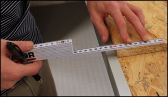 KREATOR Zollstock 2 m Gliedermaßstab ABS Kunststoff – beidseitiger Aufdruck - 3