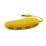 Vvciic Mini 4 Ports High Speed für Laptop Multifunktions-Computer Hub Mango Splitter USB 2.0