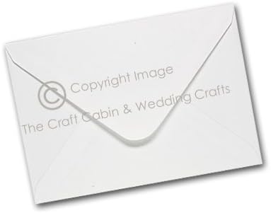 C7/A7 Quality Mini Envelopes - White x50