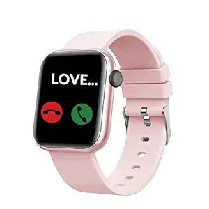 Texton (December Special :10 Years Warranty) T55 Plus Smart Watch for Men Women Boys Girls with Crown Working Calling/SMS/All Social Media Notification Color-Rosegold