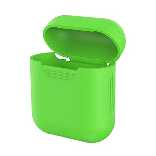 Preisvergleich Produktbild Wasserdicht Silikonh¨¹lle f¨¹r Airpods Protective Schutzh¨¹lle aus Silikon-Haut-Schutz f¨¹r Airpods mit Haken Regard