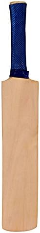 Grazzo Cricket Fans Autograph Bat Rubber Grip Wood Beige - Miniature 12 inch