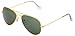Addon UV Protected Aviator Unisex Sunglasses(Aviator Golden Green 3025|50|Green) RS.329.00