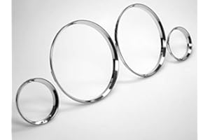 ‎LETRONIX LETRONIX Chrom Tachoringe Tacho Ringe zum Clipsen geeignet für Fahrzeug E30 3er Reihe