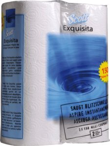 Preisvergleich Produktbild Scott H5308560 Küchenrolle "EXQUISITA" weiß