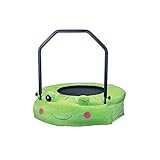 LYDIANZI Mini-Trampoline avec Guidon for Enfants en Bas âge, avec Accoudoirs et Frog Head Coussin Trampoline for Les Enfants Équilibre Trampoline Formation