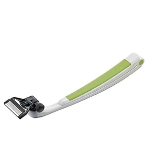 Sleec Vario body and back shaver with foldable arm extension | Adjustable 5-blade precision head | white / green - Image 3