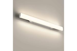 OOWOLF Bathroom Mirror Light,12W 17.3in Bathroom Vanity Light,1200LM Bathroom Wall Lighting,Make-up Mirror Front Light,Over Mirror Vanity Light,Natural White 4000K,IP20 [Energy Class E]