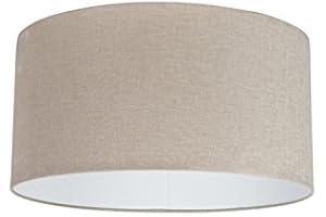 QAZQA cilinder stof - Paralume Moderno - luce - Ø 500 mm - Marrone - Moderno -