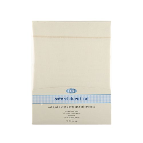 DK Oxford Duvet Set for Cot Bed (Cream)