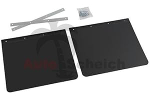 AutoScheich® Universal Schmutzfänger Spritzlappen Set 35x30cm Truck LKW Anhänger Auflieger hinten vorn Schutz