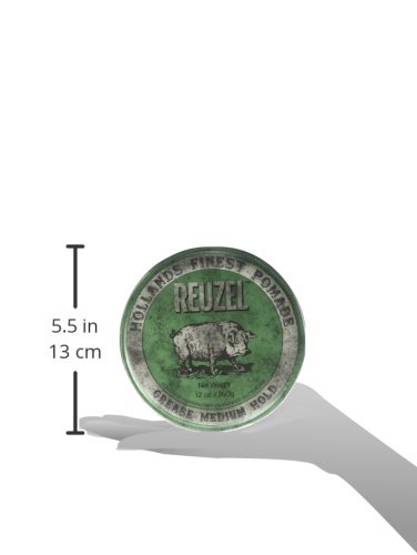 Reuzel Pomade Green Grease Medium Hold – 340 G - 3