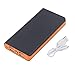Produktbild Aleseae 20000MAH 4 Ports LED-Licht Power Bank Akku Netzteil Telefon Ladegerät (orange)