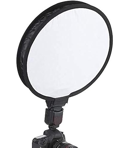 Softbox Ronde 45cm Pour Flash - Diffuseur Lumière Studio Photo - Modificateur D'Éclairage Pour Photo Pro