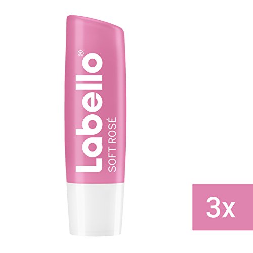 Labello Lippenpflege Colour & Shine Soft Rosé, 3er Pack (3 Stück) - 2