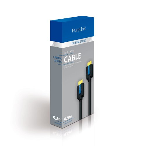 PureLink CS1000-005 – High-Speed HDMI Kabel mit Ethernet – HDMI 2.0 kompatibel (4K + 3D) – 0,5 Meter - 4