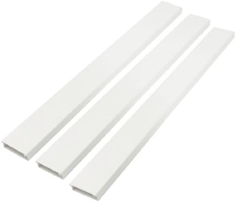 '3 Plastic Set Of 2 5/16 "X3/4 Wall Wiring Cable Raceway Conduit Drahtabdeckung 1.9ft
