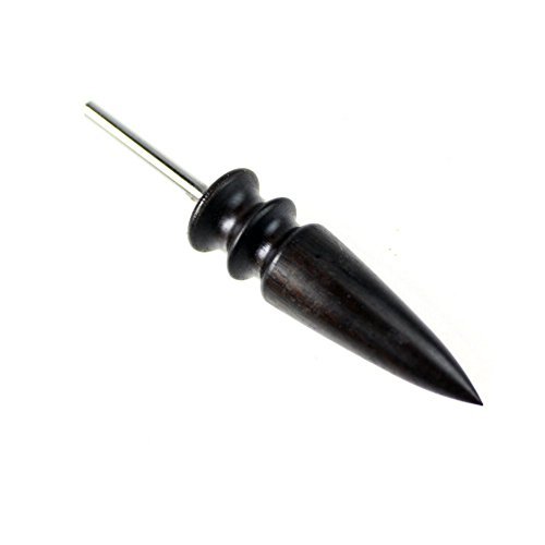 2 PCS Ebony Narra Leder Burnisher Dremel spitz zulaufende Spitze Leder Slicker poliert Drill - 3