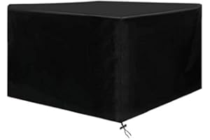 SUEBAIHUO Fundas de Muebles de jardín,varios tamaños Funda para Muebles de Jardín Exterior Rectangular Cuadrado,3000D Oxford Impermeable,Anti-UV,Resitente al Polvo,para Sofa de Jardin,al Aire Libre,Patio