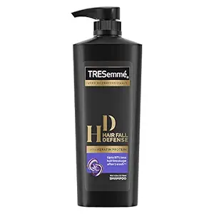 TRESemme Hair Fall Defence Shampoo 580 ml, With Keratin for Hair Fall Control and Longer, Stronger Hair - Anti Hairfall for Damaged Hair, Men & Women