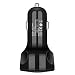 Produktbild Muamaly Auto Ladegerät, KFZ Ladegerät Quick Charge 3.0 Universal Autoladegerät 3 USB Ports Handyladegerät Auto für iPhone/Samsung (Schwarz)